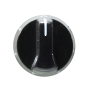 Ручка управления конфоркой электроплит Лысьва , черная