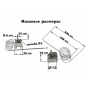  Термостат капиллярный ( терморегулятор) WHD-250FC 50-250C,16А, 220/250V, без ручки  ( Рика, Дарина ), 