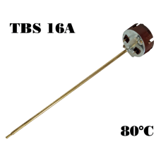 Терморегулятор стержневой  тип TBS 16A 250V,  275mm,  термозащита,  для ТЭНов 