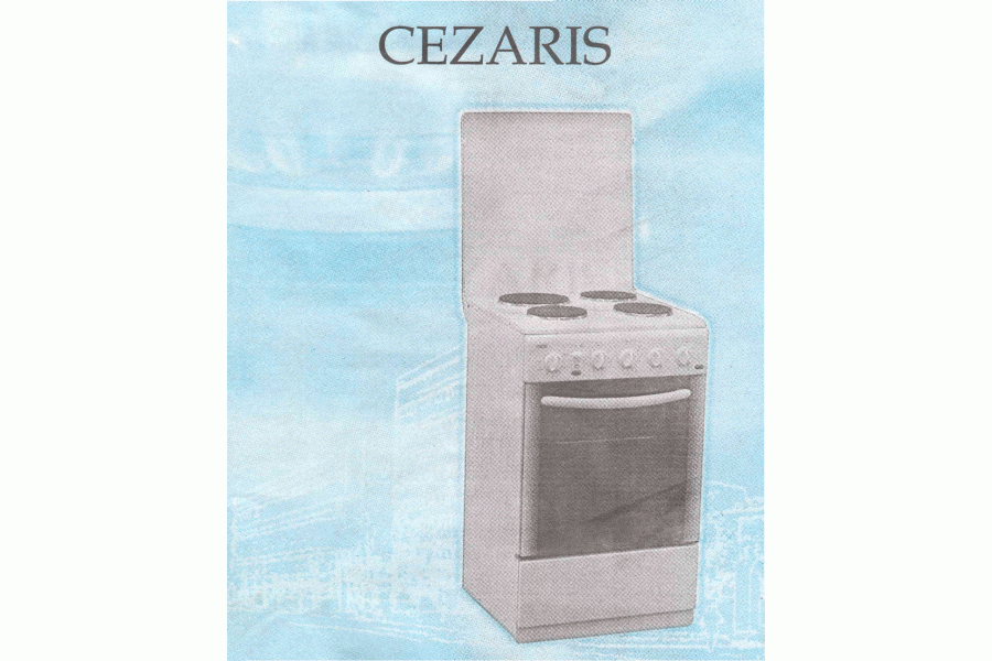Руководство по эксплуатации плиты CEZARIS