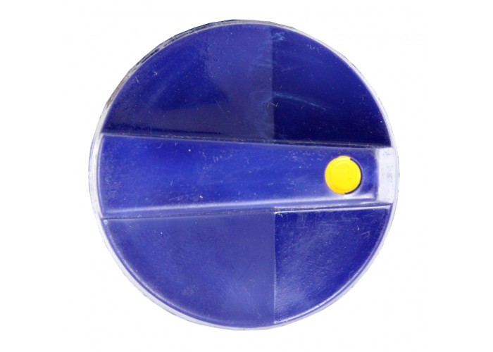 Ручка синяя 6 гранная для промышленных плит Абат (ЭПК-27Н.00.00.003)